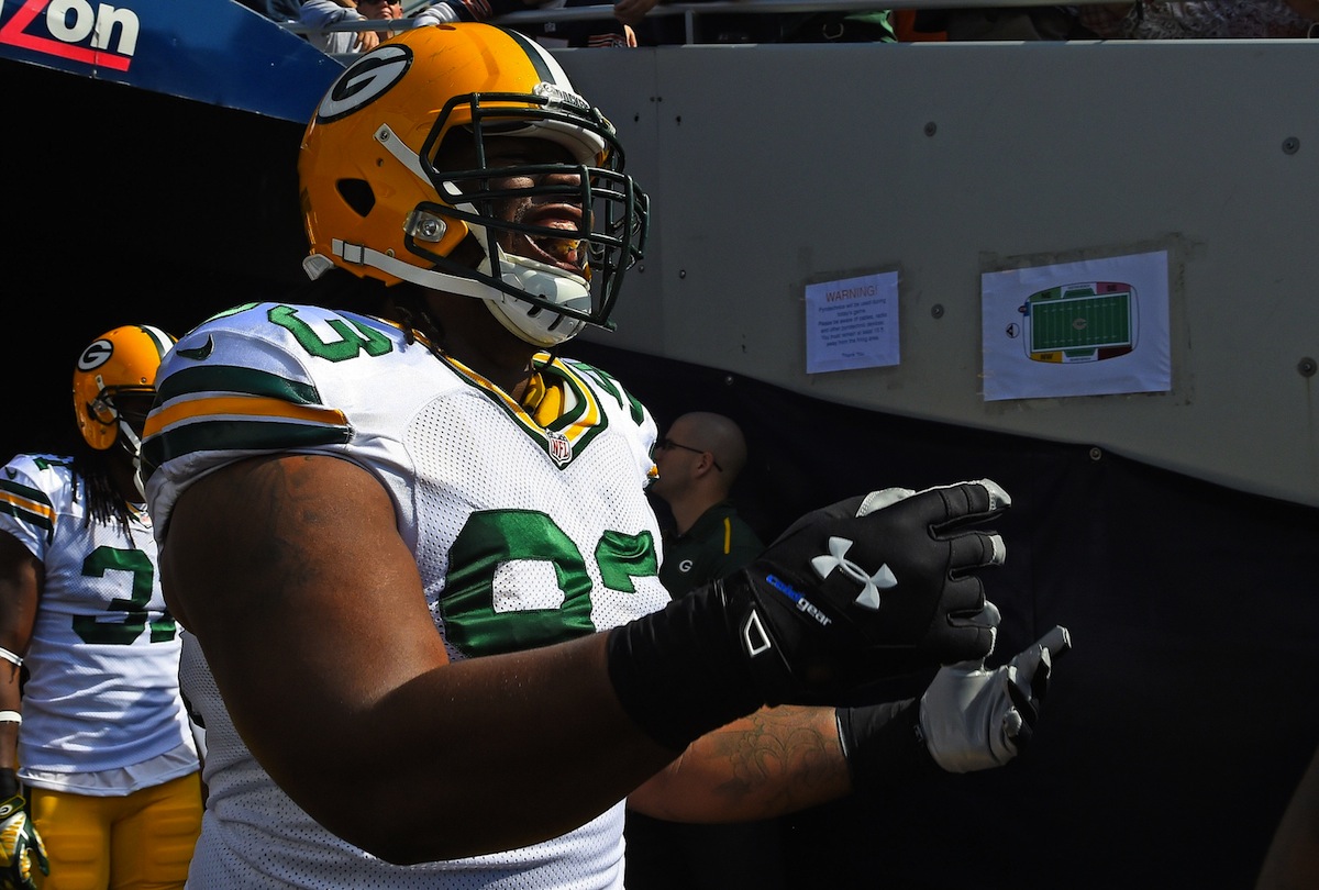 Green Bay Packers defensive lineman Josh Boyd by Mike Dinovo—USA TODAY Sports.